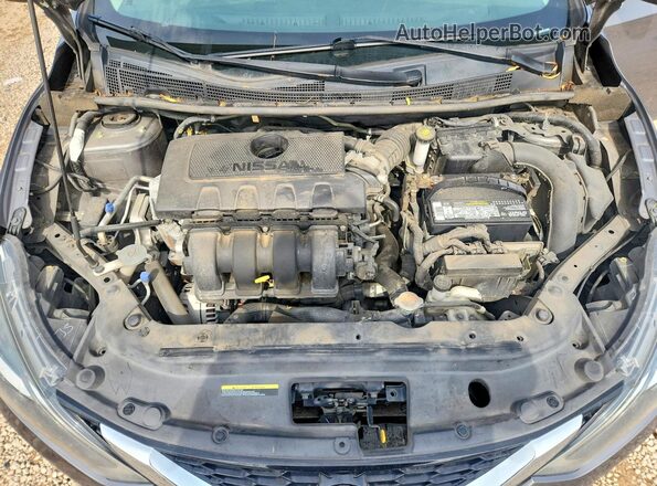 3N1AB7AP1KY212663 2019 NISSAN SENTRA Gray Widok wnętrza z tyłu