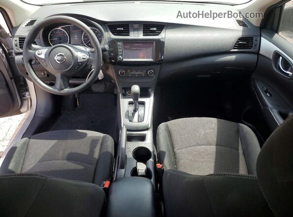 3N1AB7AP1KY225719 2019 NISSAN SENTRA Silver Առջևի վահանակի տեսք
