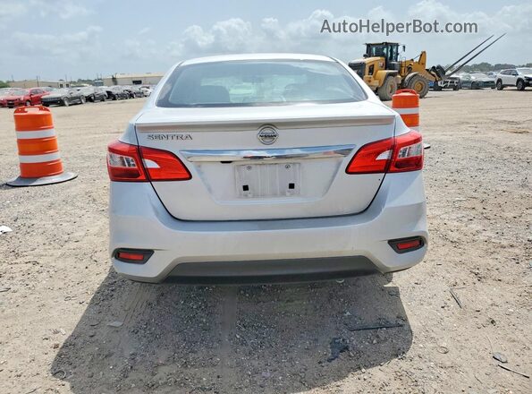 3N1AB7AP1KY225719 2019 NISSAN SENTRA Silver Հետևի տեսք