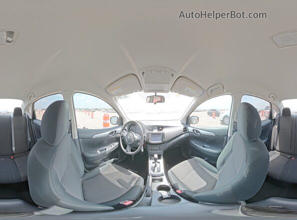 3N1AB7AP1KY225719 2019 NISSAN SENTRA Silver VIN կոդի պիտակի տեսք