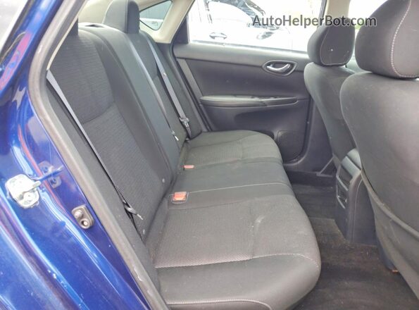 3N1AB7AP1KY232105 2019 NISSAN SENTRA Синий Вид задних сидений