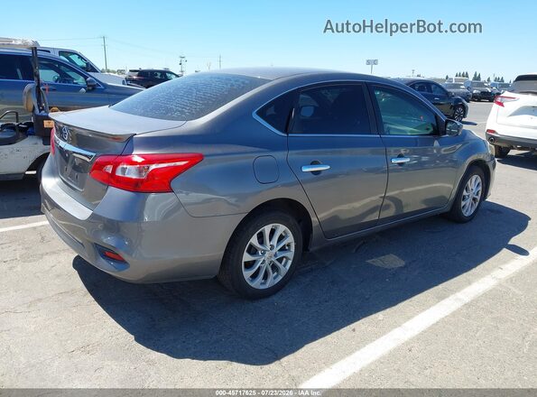 3N1AB7AP1KY233464 2019 NISSAN SENTRA Gray Rear right