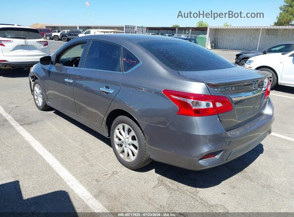 3N1AB7AP1KY233464 2019 NISSAN SENTRA Gray Rear left