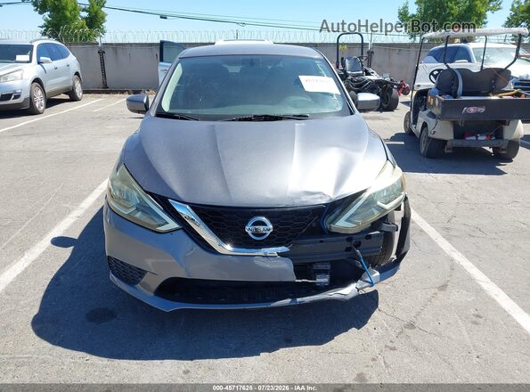 3N1AB7AP1KY233464 2019 NISSAN SENTRA Gray Instrument cluster view