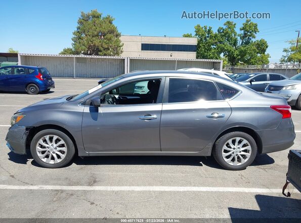 3N1AB7AP1KY233464 2019 NISSAN SENTRA Gray 360 interior view
