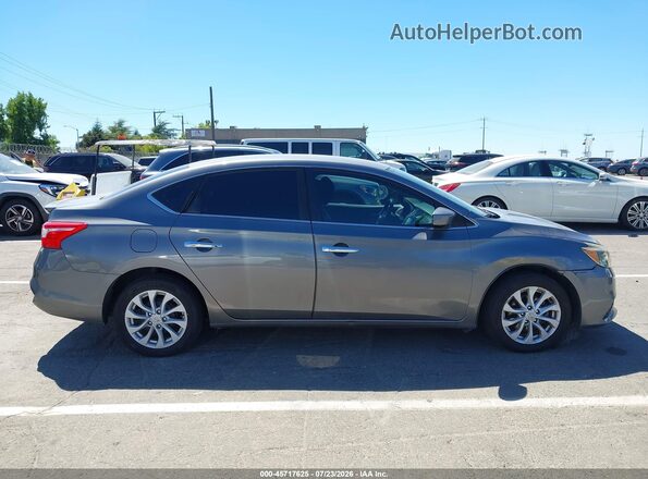 3N1AB7AP1KY233464 2019 NISSAN SENTRA Gray Rear interior view
