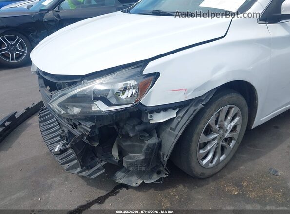 3N1AB7AP1KY237322 2019 NISSAN SENTRA White Widok z przodu