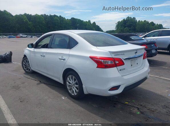 3N1AB7AP1KY237322 2019 NISSAN SENTRA White Tył lewy