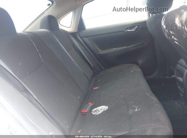 3N1AB7AP1KY237322 2019 NISSAN SENTRA White Widok naklejki z numerem VIN