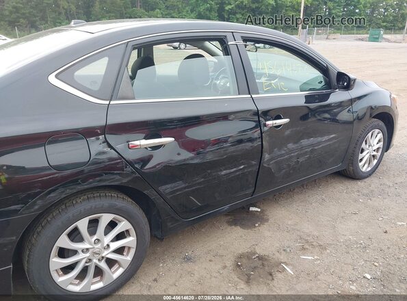 3N1AB7AP1KY240835 2019 NISSAN SENTRA Black Դիմացի տեսք