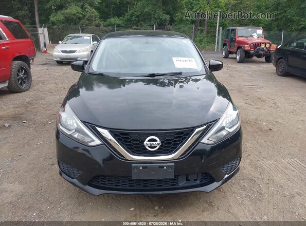 3N1AB7AP1KY240835 2019 NISSAN SENTRA Black Սարքավորումների վահանակի տեսք