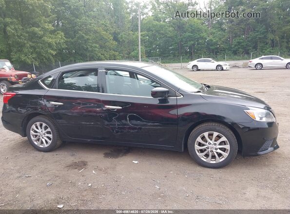 3N1AB7AP1KY240835 2019 NISSAN SENTRA Black Սալոնի հետևի տեսք