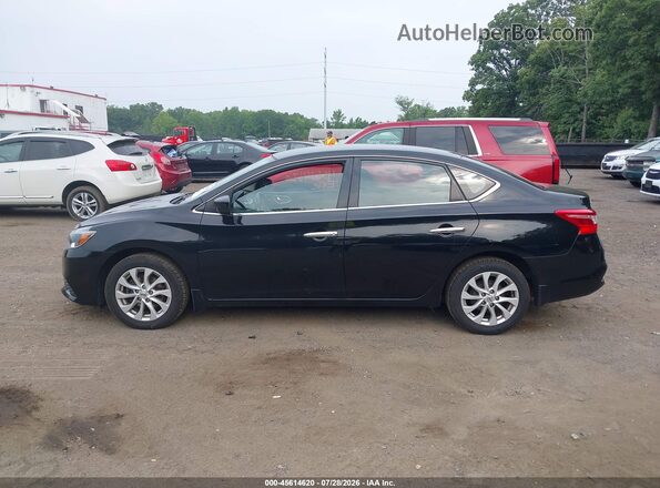 3N1AB7AP1KY240835 2019 NISSAN SENTRA Black Սալոնի 360 աստիճան տեսք