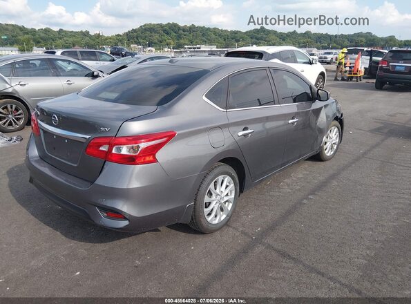 3N1AB7AP1KY249700 2019 NISSAN SENTRA Gray Tył prawy