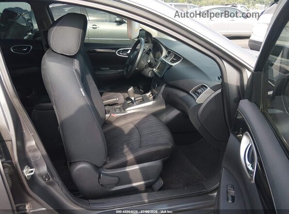 3N1AB7AP1KY249700 2019 NISSAN SENTRA Gray Widok wnętrza z przodu