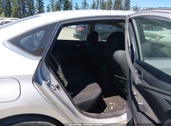 3N1AB7AP1KY253312 2019 NISSAN SENTRA Silver Widok naklejki z numerem VIN