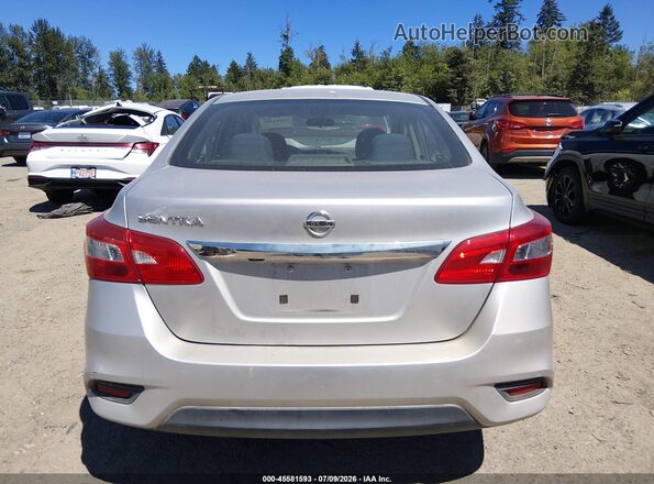 3N1AB7AP1KY253312 2019 NISSAN SENTRA Silver 