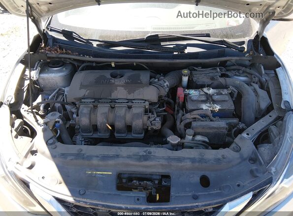 3N1AB7AP1KY253312 2019 NISSAN SENTRA Silver Widok z tyłu