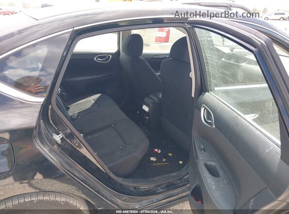 3N1AB7AP1KY254685 2019 NISSAN SENTRA Black Widok naklejki z numerem VIN