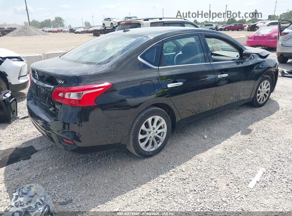 3N1AB7AP1KY254685 2019 NISSAN SENTRA Black Tył prawy