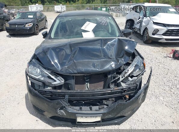 3N1AB7AP1KY254685 2019 NISSAN SENTRA Black Widok zestawu wskaźników