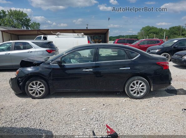 3N1AB7AP1KY254685 2019 NISSAN SENTRA Black Widok wnętrza 360 stopni