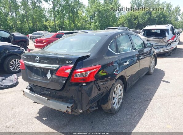 3N1AB7AP1KY254962 2019 NISSAN SENTRA Black Задня права чверть