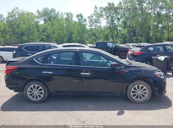 3N1AB7AP1KY254962 2019 NISSAN SENTRA Black Панорамний вид салону 360°