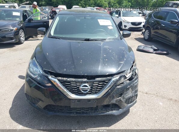 3N1AB7AP1KY254962 2019 NISSAN SENTRA Black Вид задньої частини салону