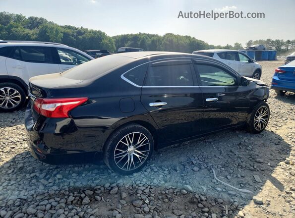 3N1AB7AP1KY266724 2019 NISSAN SENTRA Черный Задняя правая четверть