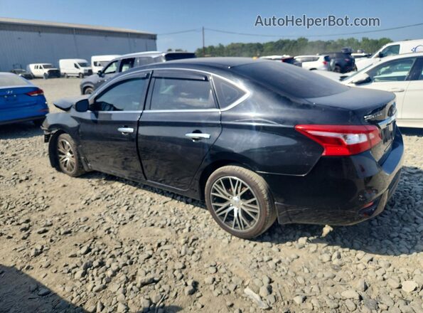 3N1AB7AP1KY266724 2019 NISSAN SENTRA Черный Задняя левая четверть