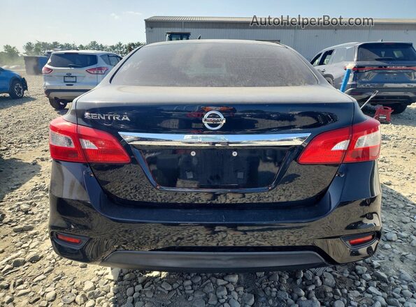 3N1AB7AP1KY266724 2019 NISSAN SENTRA Черный Вид сзади