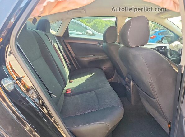 3N1AB7AP1KY266724 2019 NISSAN SENTRA Черный Вид задних сидений