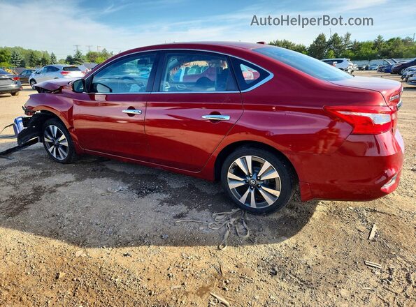 3N1AB7AP1KY271342 2019 NISSAN SENTRA Red Tył lewy