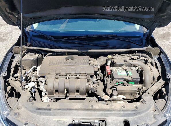 3N1AB7AP1KY273155 2019 NISSAN SENTRA Черный Вид задней части салона