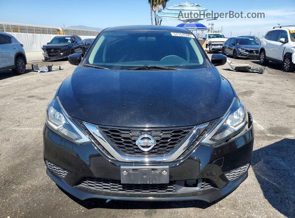 3N1AB7AP1KY273155 2019 NISSAN SENTRA Черный Вид спереди