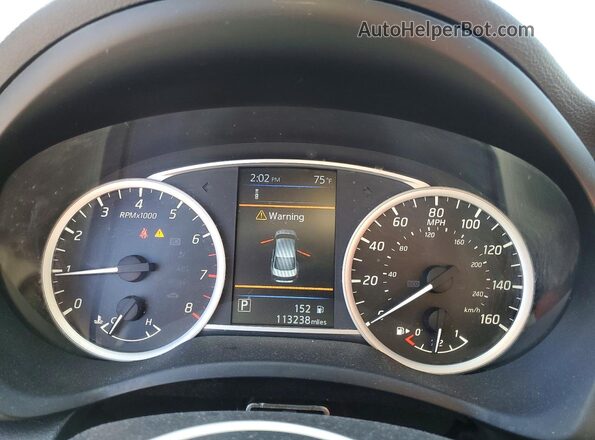 3N1AB7AP1KY273155 2019 NISSAN SENTRA Черный Вид щитка приборов