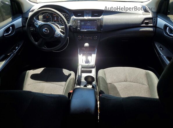 3N1AB7AP1KY273155 2019 NISSAN SENTRA Черный Вид панели приборов