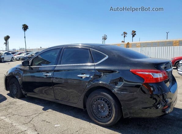 3N1AB7AP1KY273155 2019 NISSAN SENTRA Черный Задняя левая четверть