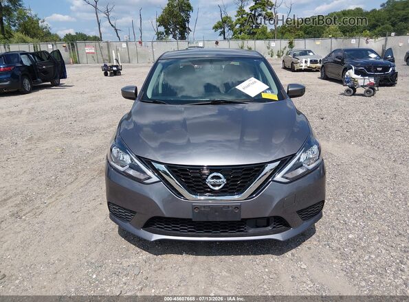 3N1AB7AP1KY273236 2019 NISSAN SENTRA Gray Instrument cluster view