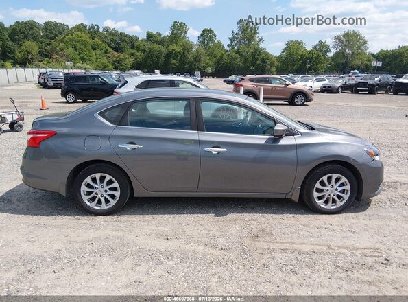 3N1AB7AP1KY273236 2019 NISSAN SENTRA Gray Rear interior view