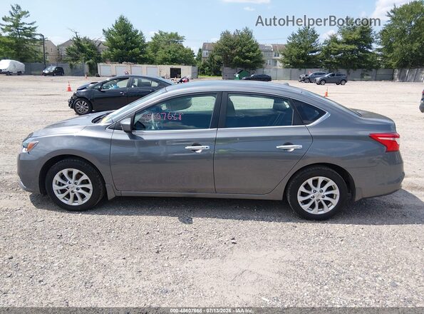 3N1AB7AP1KY273236 2019 NISSAN SENTRA Gray 360 interior view
