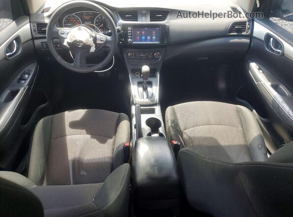 3N1AB7AP1KY274631 2019 NISSAN SENTRA Blue Vista del salpicadero