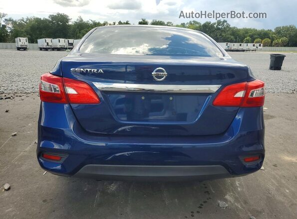 3N1AB7AP1KY274631 2019 NISSAN SENTRA Blue Vista trasera