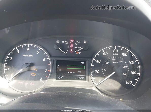 3N1AB7AP1KY274919 2019 NISSAN SENTRA Серый Вид задних сидений