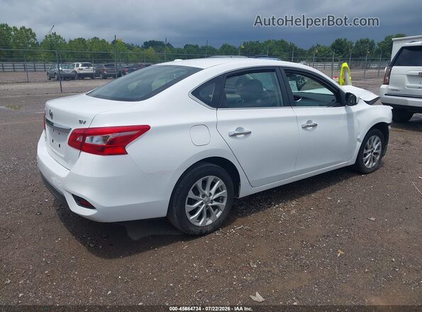 3N1AB7AP1KY287105 2019 NISSAN SENTRA White Задня права чверть