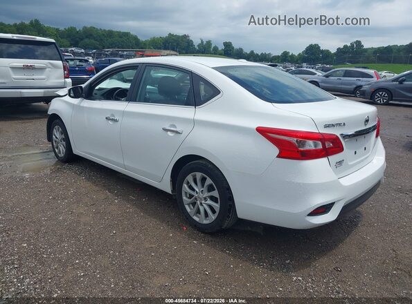 3N1AB7AP1KY287105 2019 NISSAN SENTRA White Задня ліва чверть