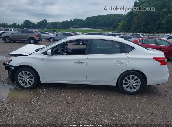 3N1AB7AP1KY287105 2019 NISSAN SENTRA White Панорамний вид салону 360°