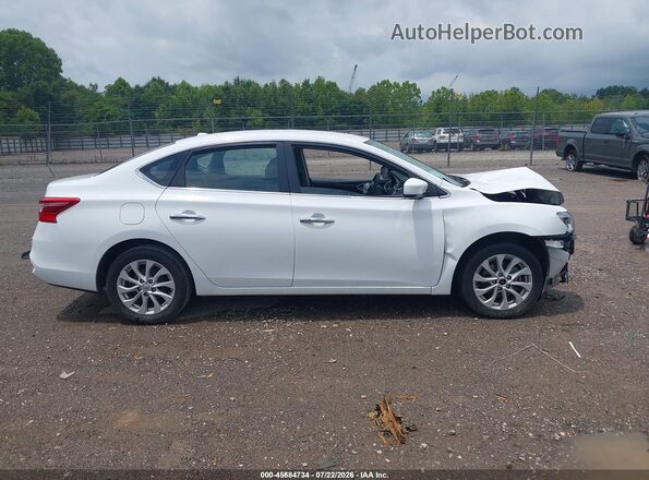 3N1AB7AP1KY287105 2019 NISSAN SENTRA White Вид задньої частини салону