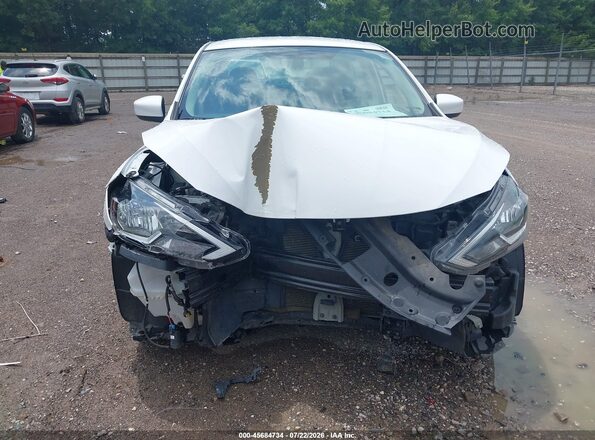 3N1AB7AP1KY287105 2019 NISSAN SENTRA White Вид щитка приладів